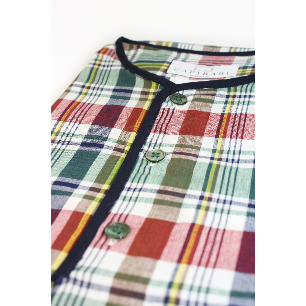 Tahiti 02 Madras collo henley - immagine 2