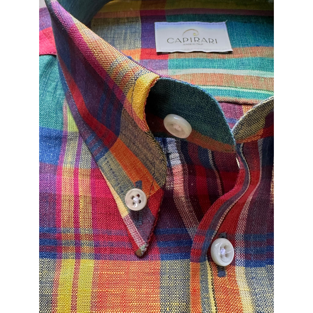 Davis 5 button-down collar linen - Image 2