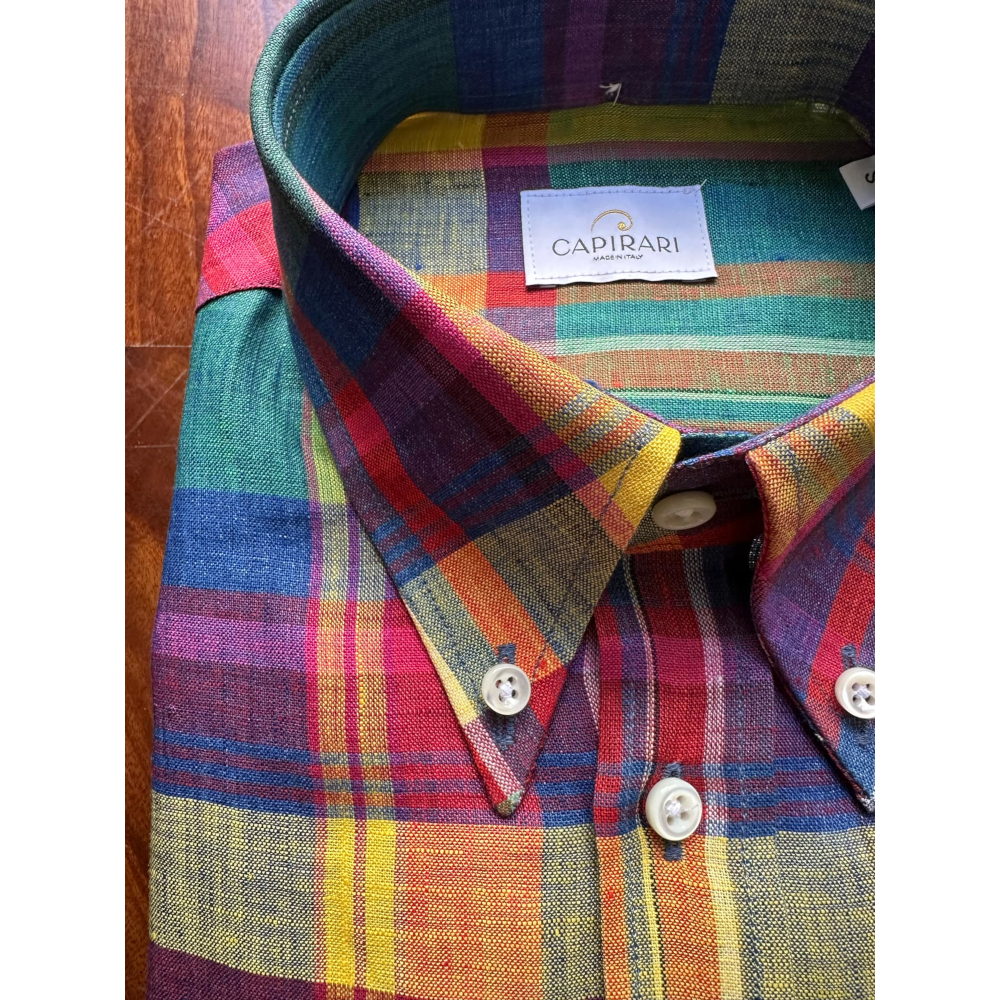 Davis 5 button-down collar linen - Image 4