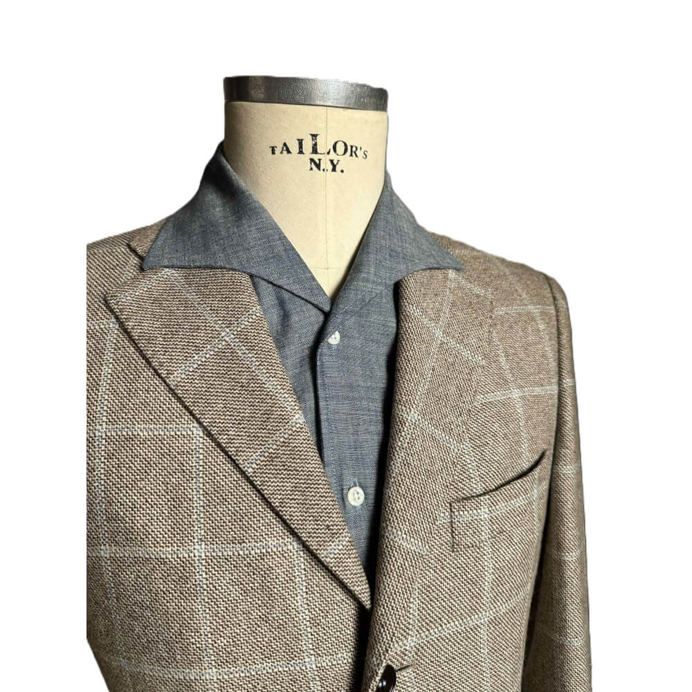 Amalfi long sleeve capri collar chambray - Image 2