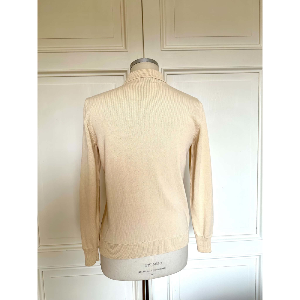 Arthur polo cardigan light blue long sleeve - Image 3
